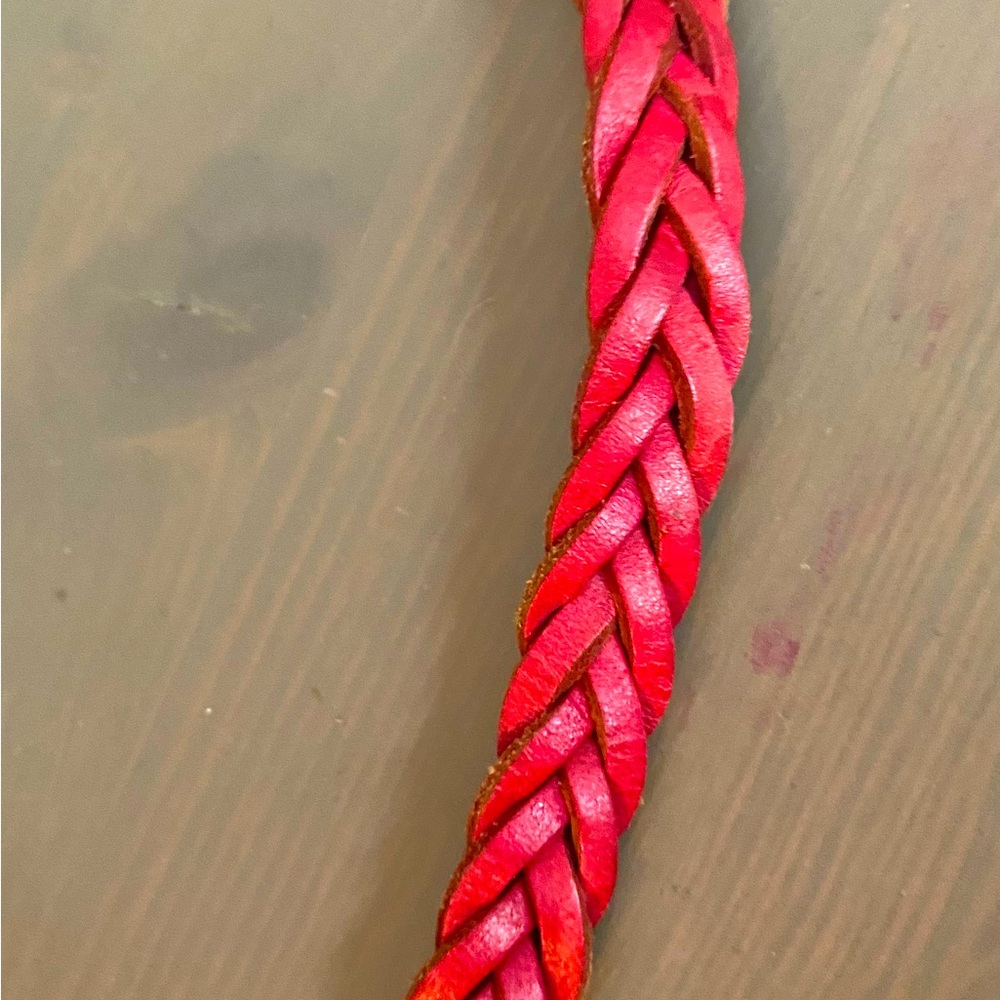 African leather braided bracelet